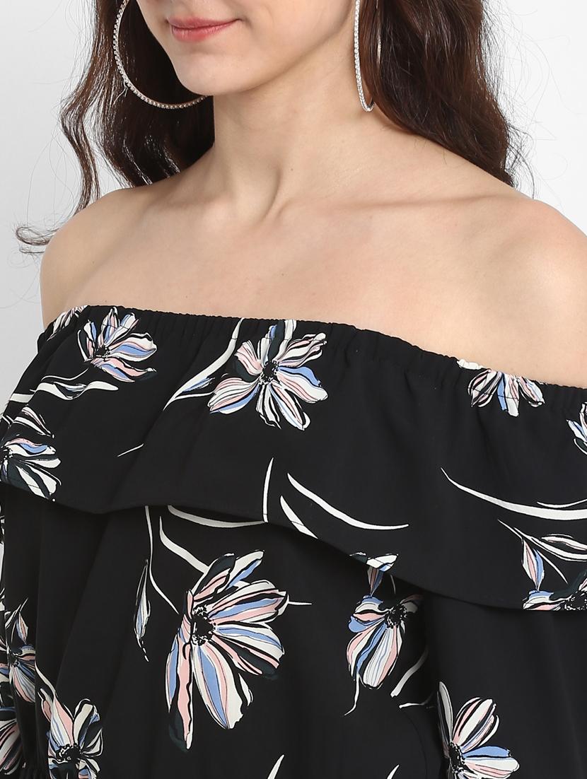 off shoulder floral a-line dress - 17163898 - Zoom Image - 5