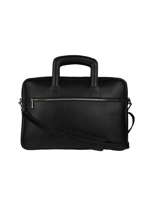 black leatherette laptopbag - 17164069 - Standard Image - 1