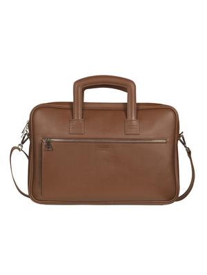 brown leatherette laptopbag - 17164071 - Standard Image - 2
