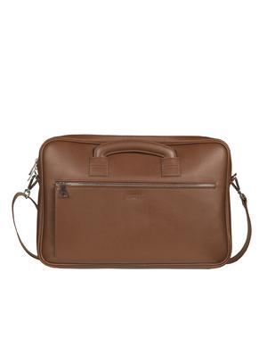 brown leatherette laptopbag - 17164071 - Standard Image - 4