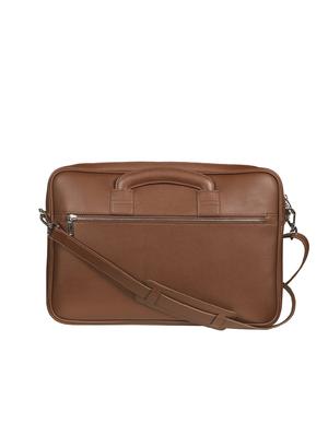 brown leatherette laptopbag - 17164071 - Standard Image - 5