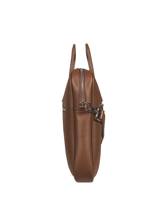 brown leatherette laptopbag - 17164071 - Zoom Image - 6