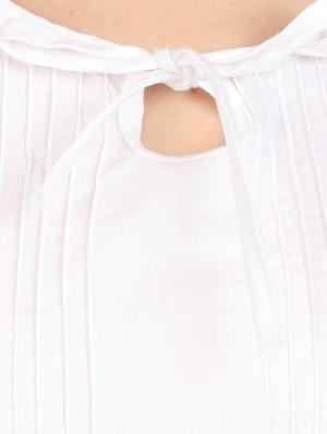 tie up neck blouson top - 17164178 - Standard Image - 5
