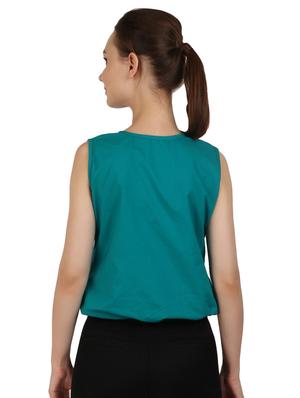 tie up neck blouson top - 17164188 - Standard Image - 3
