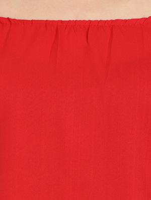 off shoulder solid top - 17164241 - Standard Image - 5