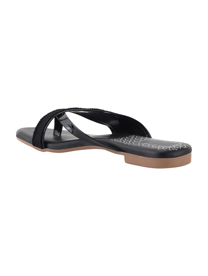 black one toe sandals - 17164280 - Zoom Image - 2