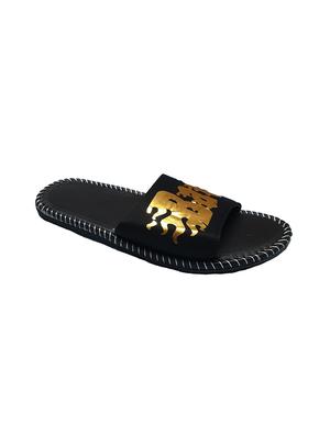 gold slip on flip flops - 17165519 - Standard Image - 2