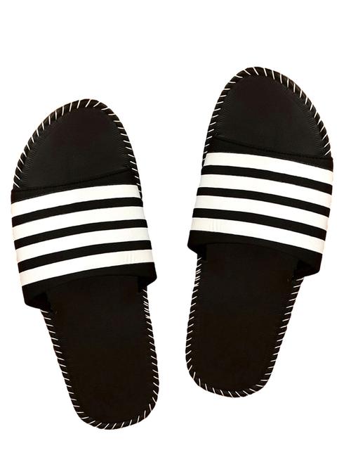 black slip on flip flops - 17165526 - Standard Image - 1