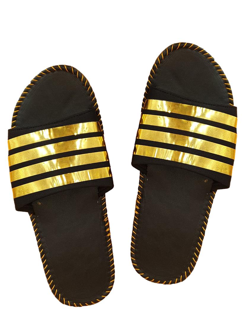 gold slip on flip flops - 17165528 - Zoom Image - 1