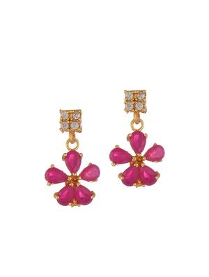 pink metal necklaces and earring - 17165701 - Standard Image - 3