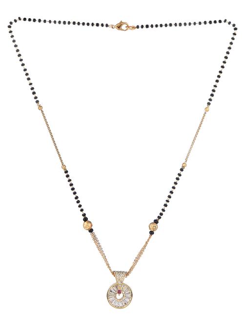 gold metal mangalsutra - 17165815 - Standard Image - 1