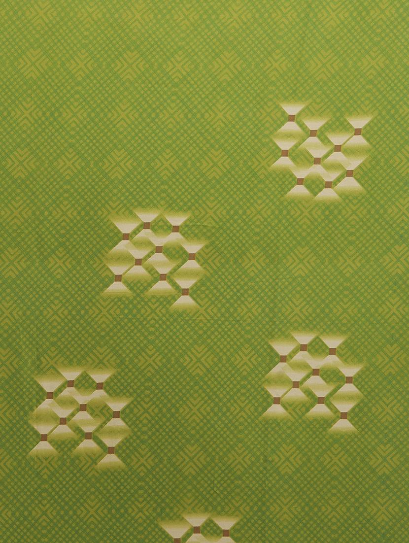 abstract printed saree with blouse - 17165966 - Zoom Image - 4