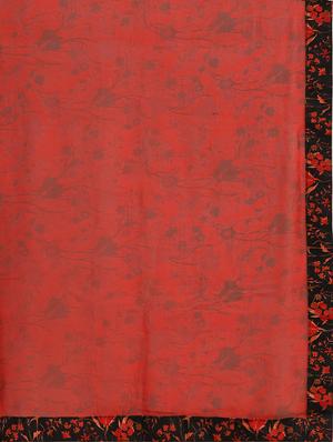 floral printed saree with blouse - 17166034 - Standard Image - 4