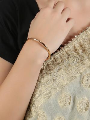 gold tone gold bangle bracelet - 17166197 - Standard Image - 3