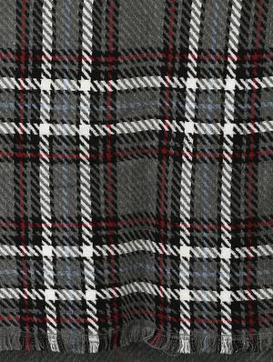 grey wool stole - 17166234 - Standard Image - 3