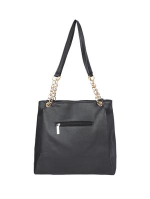 black leatherette (pu) handbag - 17166375 - Standard Image - 2