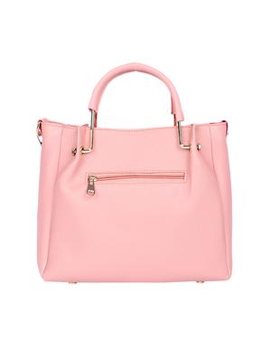 pink leatherette (pu) combo handbag - 17166380 - Standard Image - 2