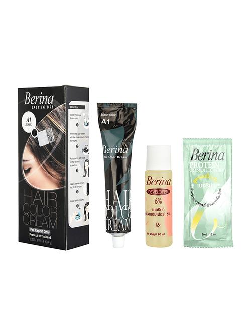 berina a1 black hair color cream 60gm - 17166388 - Standard Image - 1