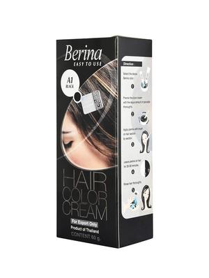 berina a1 black hair color cream 60gm - 17166388 - Standard Image - 2