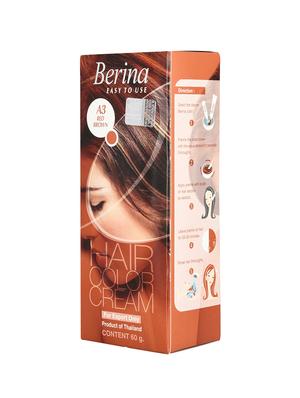 berina a3red brown hair color cream 60gm - 17166390 - Standard Image - 2