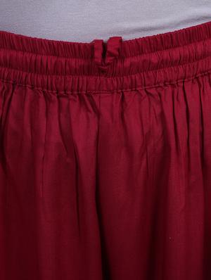 red rayon palazzos - 17166562 - Standard Image - 4