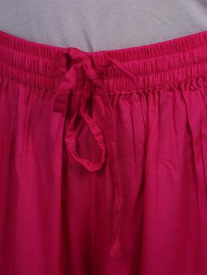 pink rayon palazzos - 17166565 - Standard Image - 4