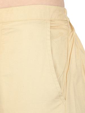 beige rayon others trousers - 17166576 - Standard Image - 4