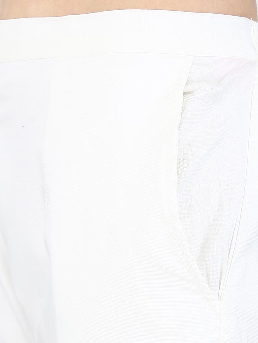 white rayon others trousers - 17166580 - Zoom Image - 4