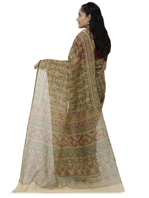self design gadwal saree with blouse - 17167256 - Standard Image - 2