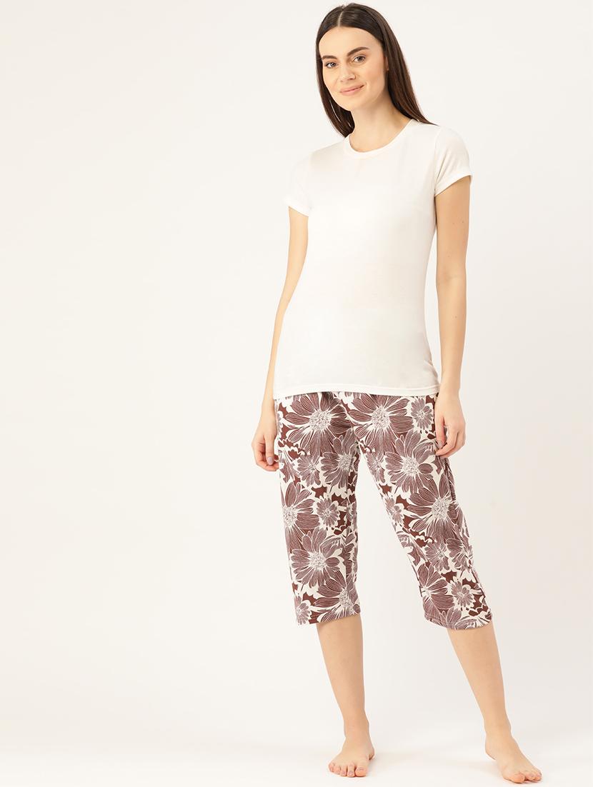 brown hosery regular capris - 17167345 - Zoom Image - 4