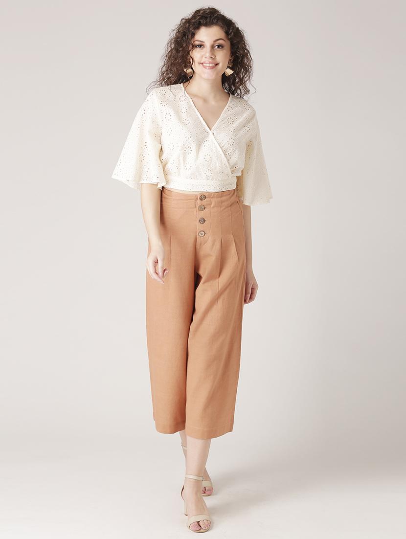schiffli crop top - 17167483 - Zoom Image - 4