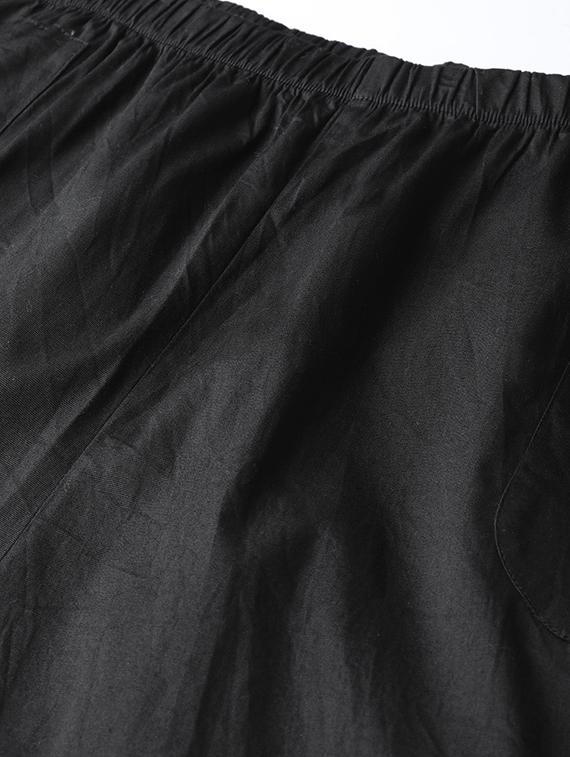 black cotton plus capris - 17168426 - Zoom Image - 5