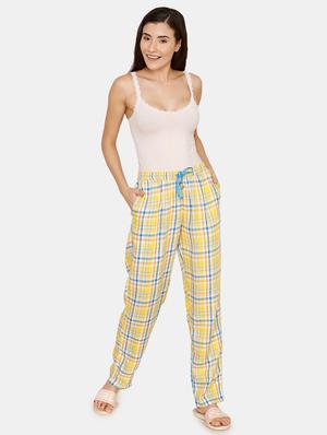 drawstring waist checkered pajama - 17168544 - Standard Image - 4