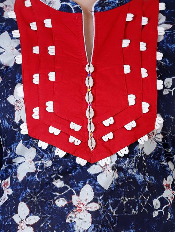 floral kurta palazzo set with free mask - 17168548 - Zoom Image - 4