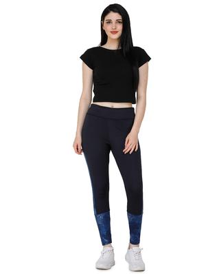 printed panel sports legging - 17168645 - Standard Image - 4