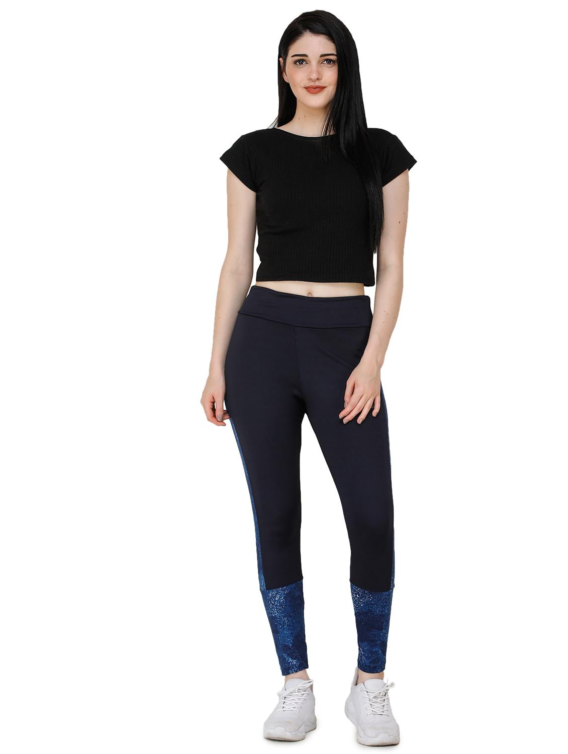 printed panel sports legging - 17168645 - Zoom Image - 4