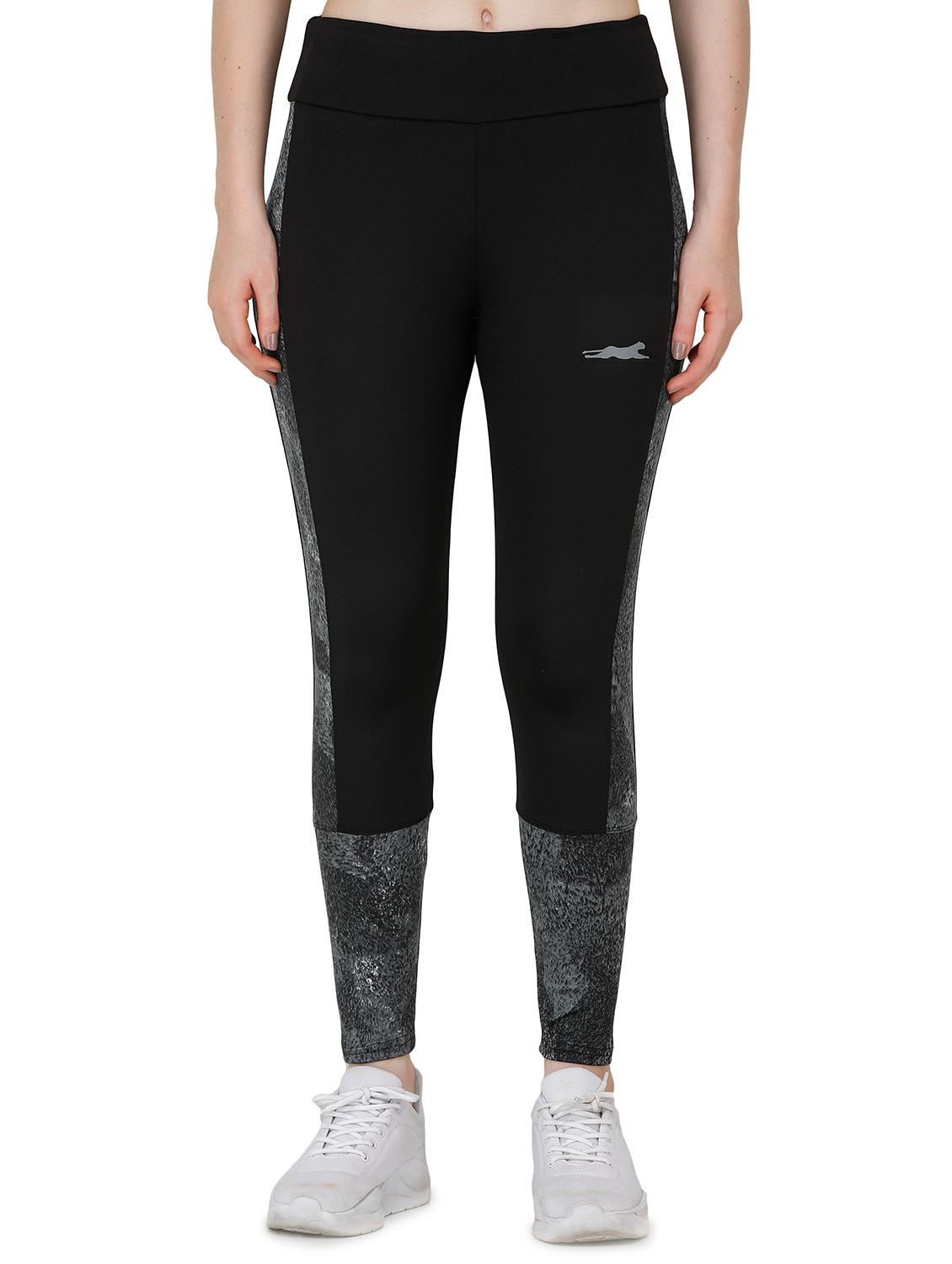 printed panel sports legging - 17168646 - Zoom Image - 1