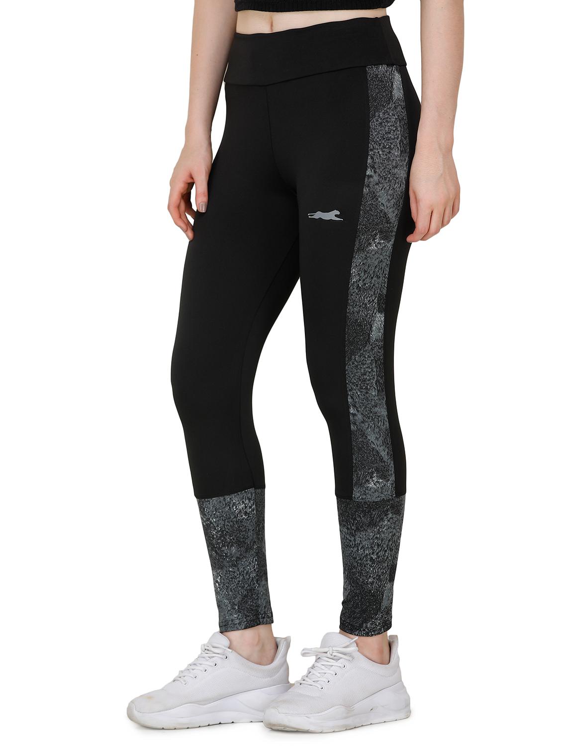 printed panel sports legging - 17168646 - Zoom Image - 2