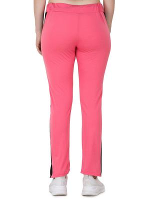 pink cotton yoga pants track - 17168647 - Standard Image - 3