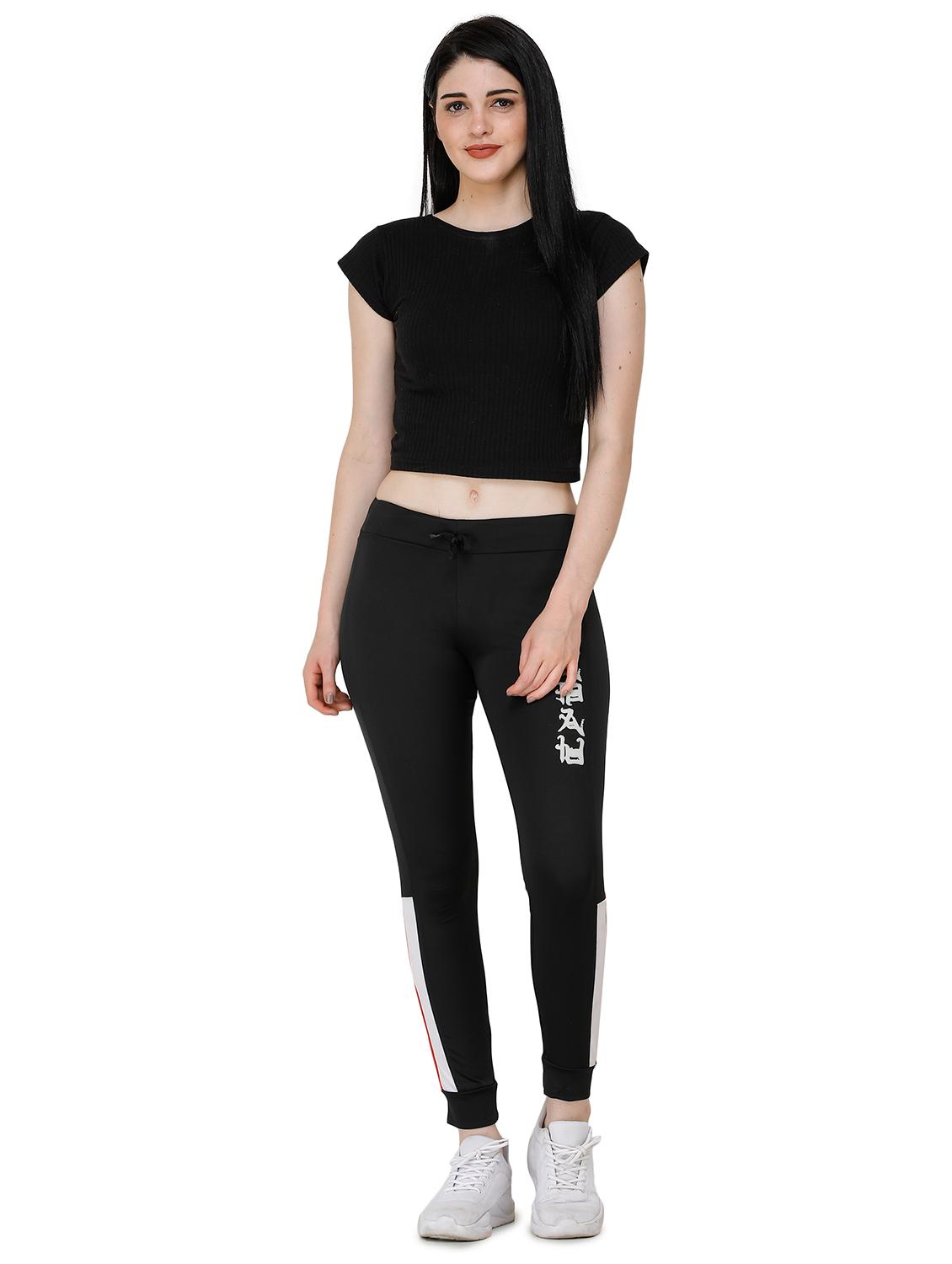 black lycra yoga pants track - 17168734 - Zoom Image - 4