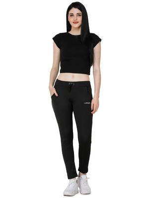 black lycra yoga pants track - 17168736 - Standard Image - 4