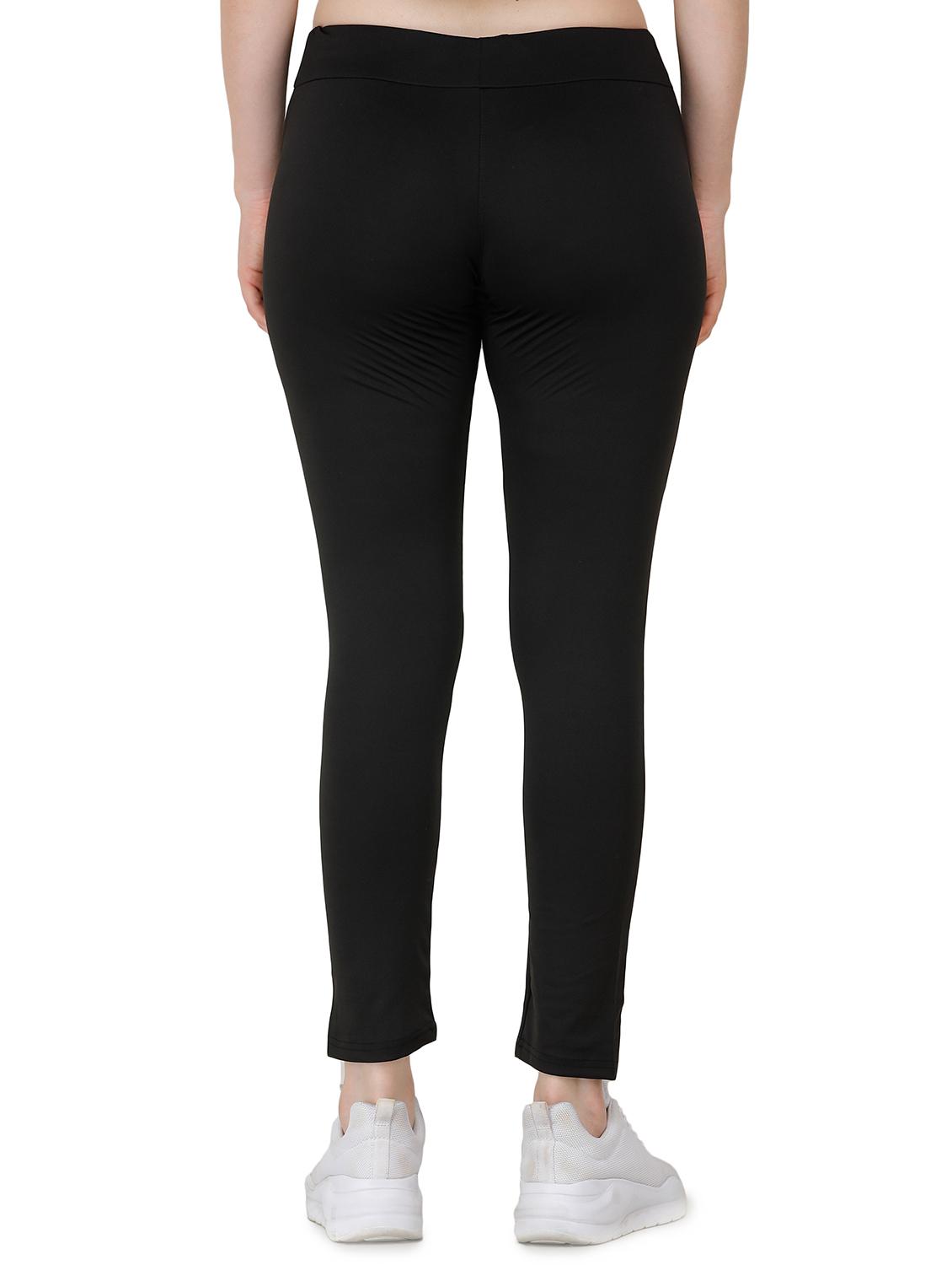 black lycra yoga pants track - 17168736 - Zoom Image - 3