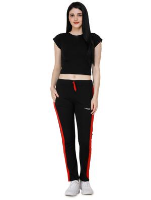 black cotton yoga pants track - 17168742 - Standard Image - 4