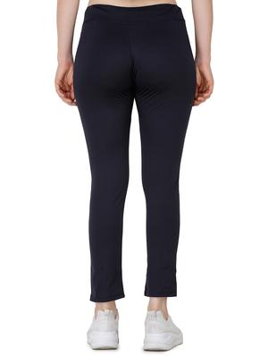 dark blue lycra yoga pants track - 17168747 - Standard Image - 3