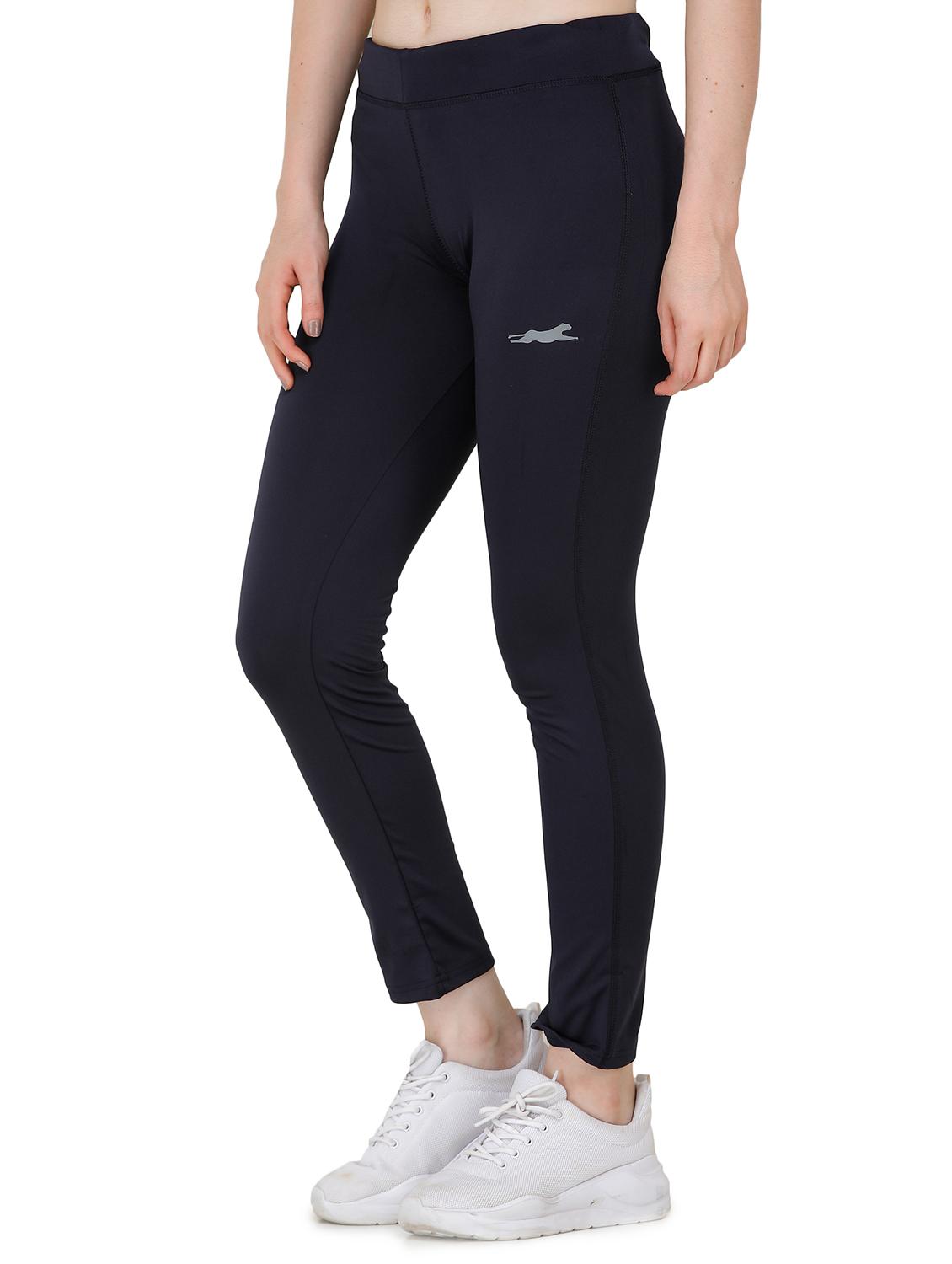 dark blue lycra yoga pants track - 17168747 - Zoom Image - 2