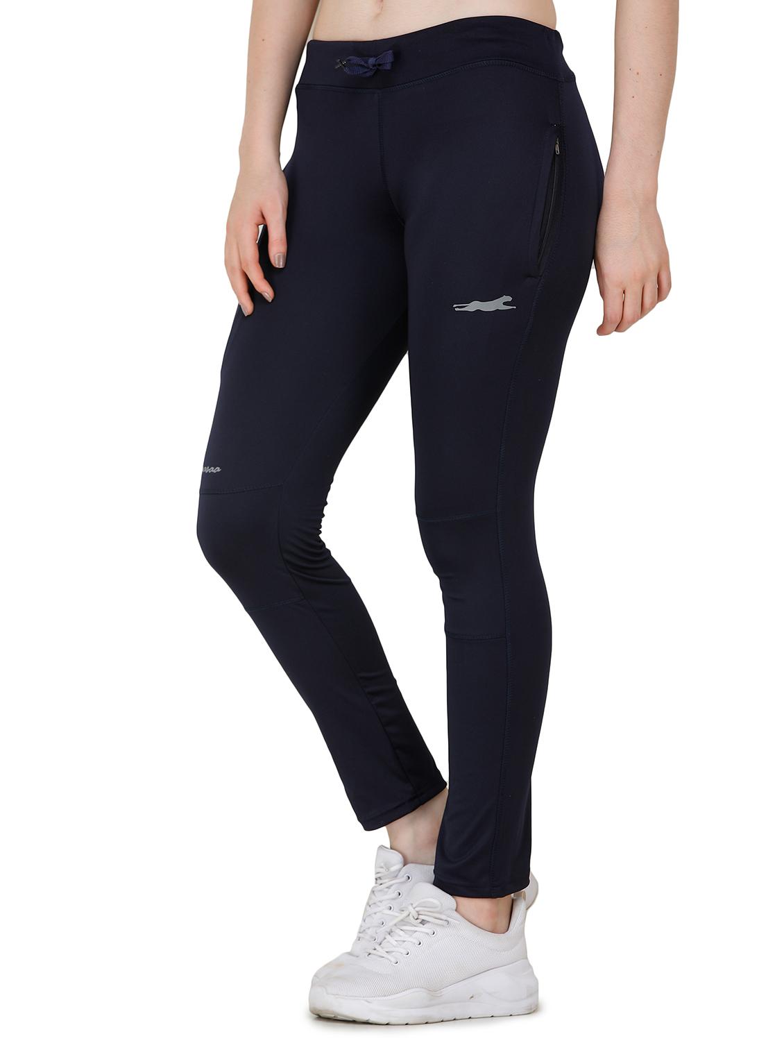 dark blue lycra yoga pants track - 17168748 - Zoom Image - 2