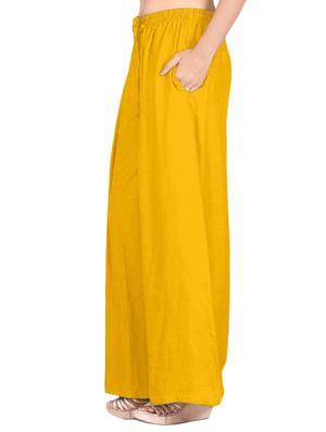 yellow rayon palazzos - 17168959 - Standard Image - 2