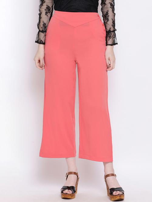 high rise wide leg trouser - 17169559 - Standard Image - 1