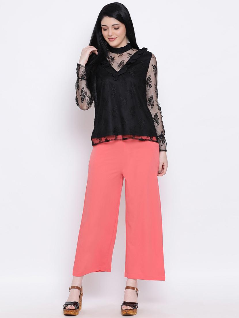high rise wide leg trouser - 17169559 - Zoom Image - 4