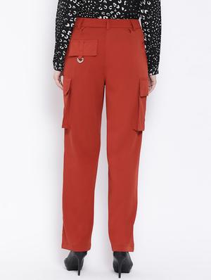 high rise cargo pants - 17169563 - Standard Image - 3